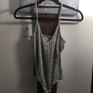 Grey Body Suit Free with Purchase